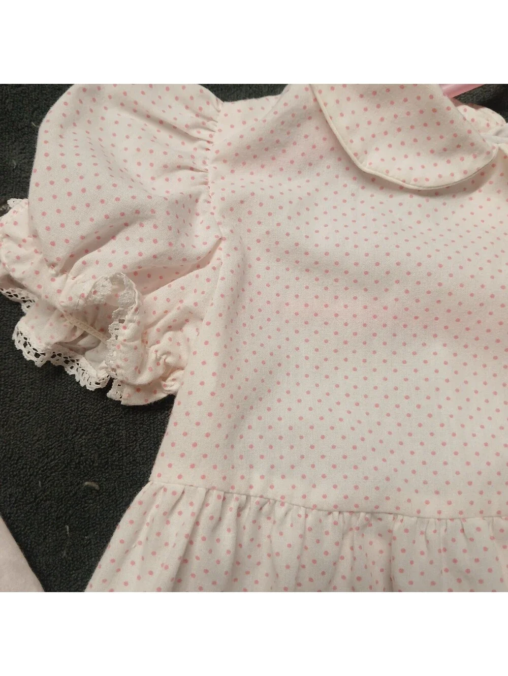 Lot Of 3 Vintage Baby Dresses Various Sizes